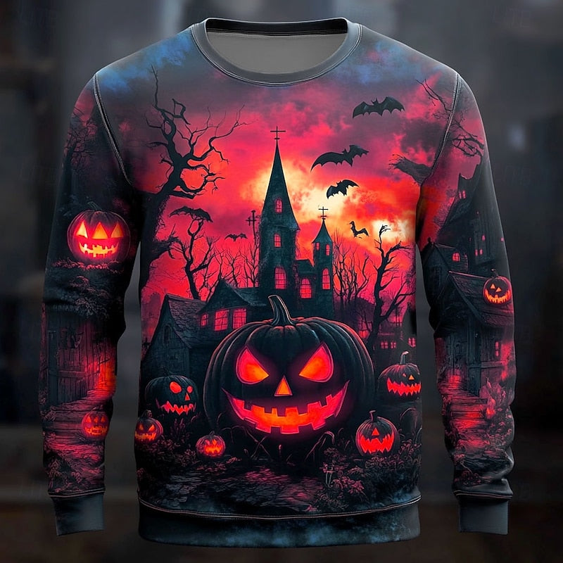 Casper | Halloween Graphic Crew Neck Sweatshirt Image